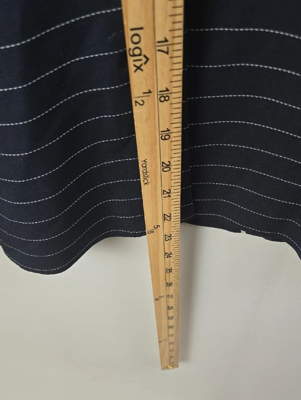 Banana Republic Classic Fit Pinstripe Navy Blue Blazer Sz 6 Business Preppy